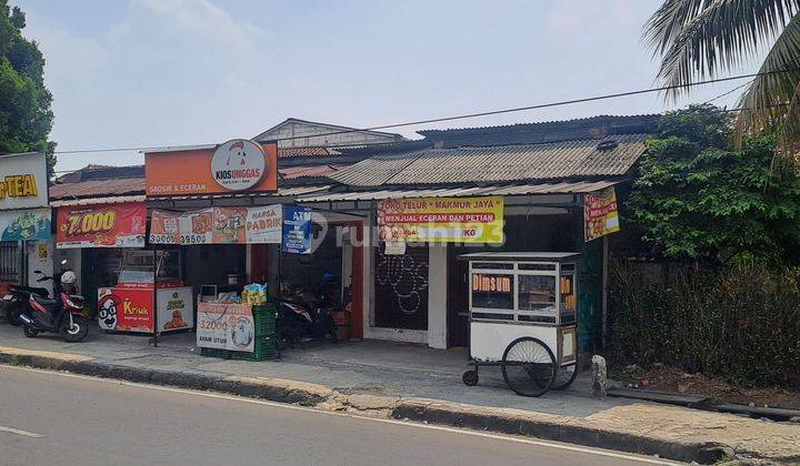 Rumah 1 Lantai Di Pinggir Jalan Raya Cocok Untuk Usaha Atau Di Bangun Ruko 1