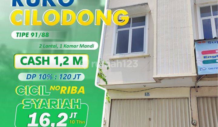 Ruko Dijual di Cilodong Depok, Pinggir Jalan Kpr Syariah Dp 10  1