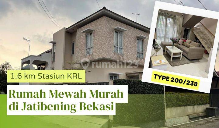 Rumah Dijual di Jatibening 2 Lantai Posisi Hook 1