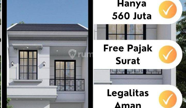 Jual Rumah Cimanggu Bogor, 2 Lantai Lokasi Premium Kota Bogor 1