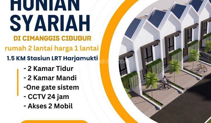 Rumah Murah Cimanggis Cibubur, 2 Lantai Harga 500 Jutaan 1