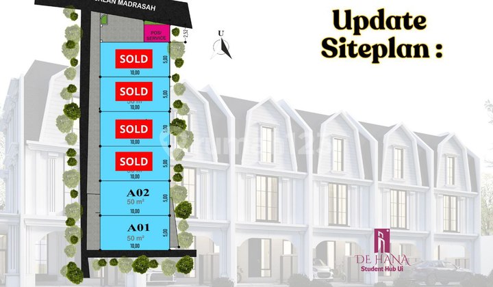 Jual Kost di dekat Ui Depok, dekat Pintu Kutek Ui Depok