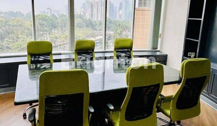 FOR RENT! PRIME OFFICE SPACE DI MENARA SUDIRMAN. FULLY FURNISHED, LOKASI STRATEGIS 1