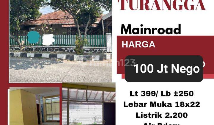 DISEWAKAN RUMAH LUAS MAINROAD TURANGGA 1