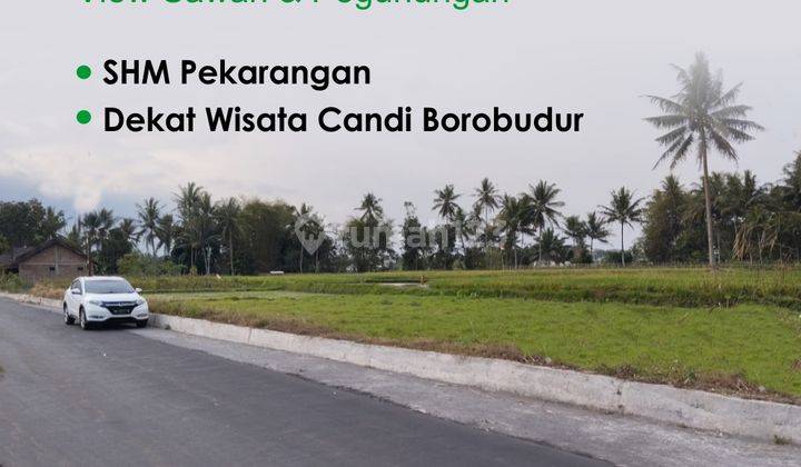 Dekat Candi Mendut, Tanah Magelang : View Sawah & Pegunungan 1