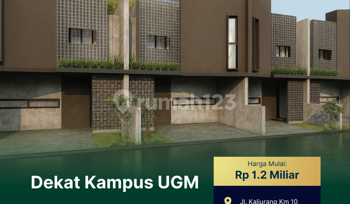 Premium, Yogyakarta House for Sale Near UGM Campus: Free Swimming Pool