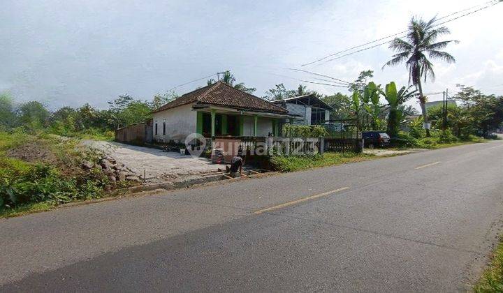 3 Menit Pasar Tempel, Tanah Jl. Magelang Sleman Tepi Jalan Aspal	 1