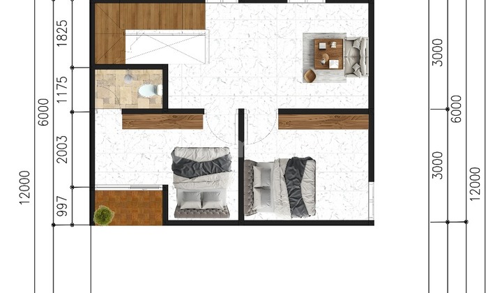 Area Kampus Ugm, Jual Rumah Villa Jogja: Type Modern 2