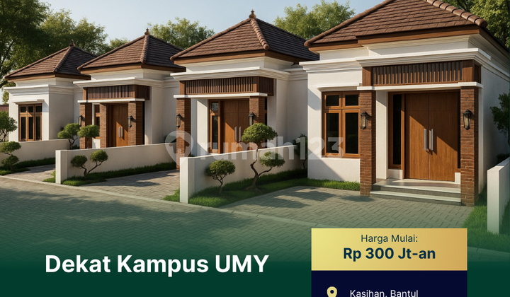 Dekat Puskesman Kasihan, Rumah Bantul Dijual Type Bali Style 