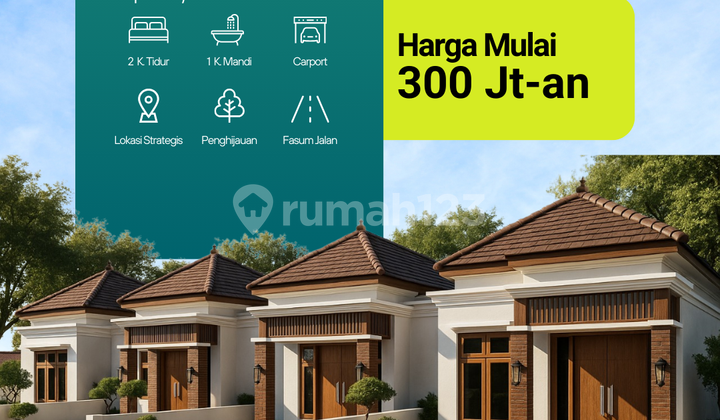 5 minutes to Wates Grand Mosque, Affordable Houses for Sale in Yogyakarta. 2