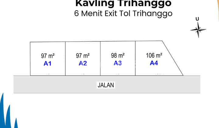 Premium Tanah Dalam Ringroad, Dekat SKE Jogja 2