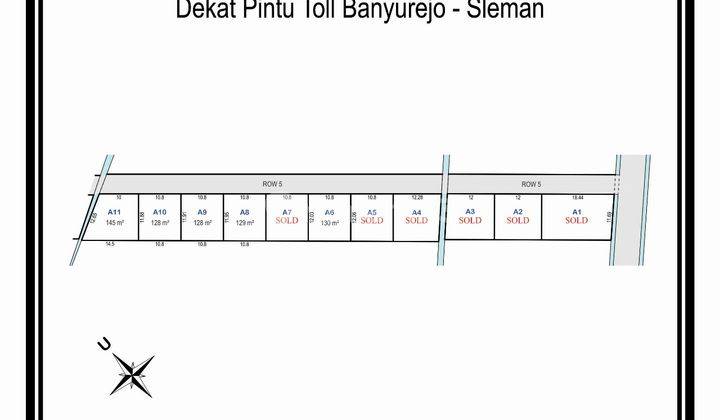 Tanah Murah Jogja Utara, Dekat Rsud, SHM Pekarangan 2