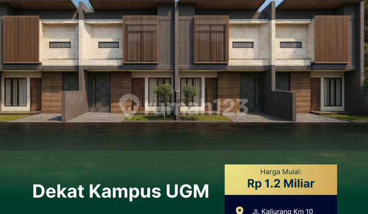 Jl. Kaliurang Km 10, Dijual Rumah Jogja Bonus Kolam Renang