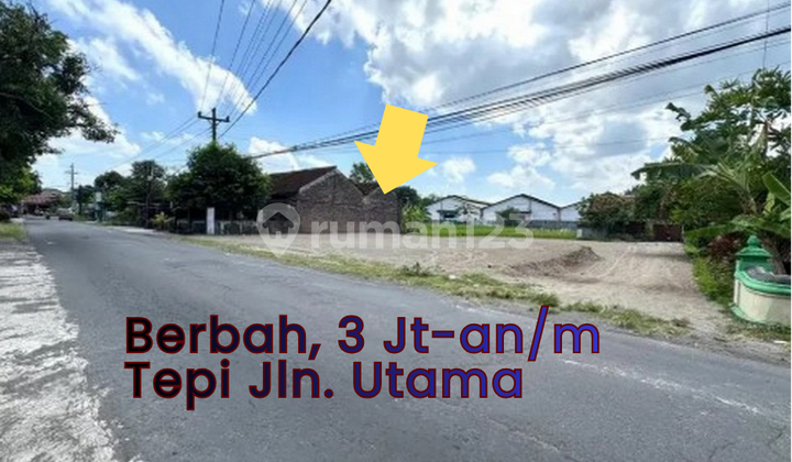 Near Adisucipto Airport, Berbah Land by Kalitirto Road