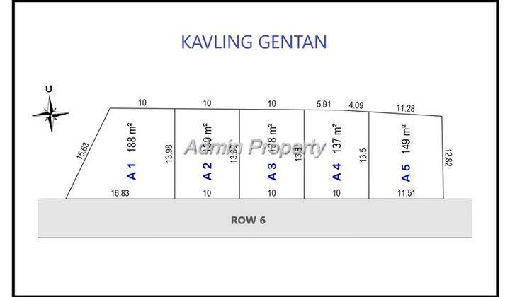 Selatan Pasar Gentan, Jl Kaliurang Tanah Dijual Murah 4