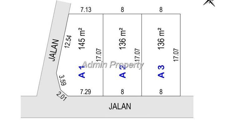 Tanah Murah Jogja, 5 Menit Pasar Tempel, Sleman Luas 136 M2 5