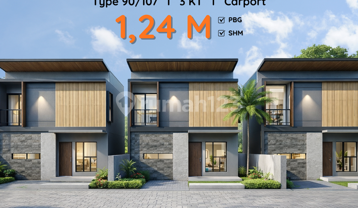 Rumah Kontemporer Jl.kaliurang KM 9, Jogja : 2 Lantai Akses Lebar Rumah Kontemporer Jl.kaliurang KM 9, Jogja : 2 Lantai Akses Lebar