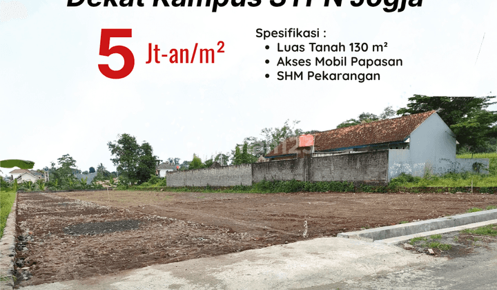 Timur Kampus UMY Jogja, Tanah Banyuraden Cocok Untuk Kost : SHM 1
