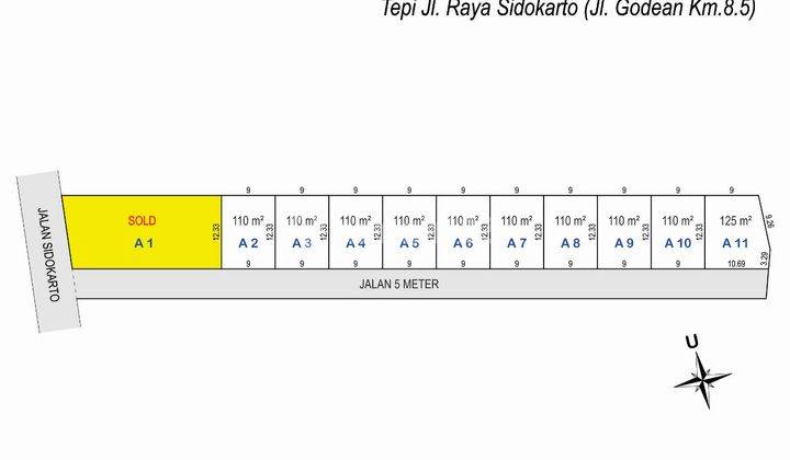 Tepi Aspal Jl. Raya Sidokarto Godean, Kavling SHM Untuk Hunian Jogja 2