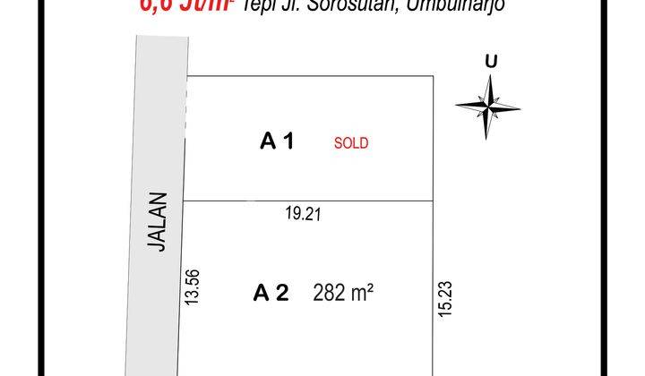 Harga Khusus Dijual Tanah Jogja Dekat Xt Square Siap Ajb 1