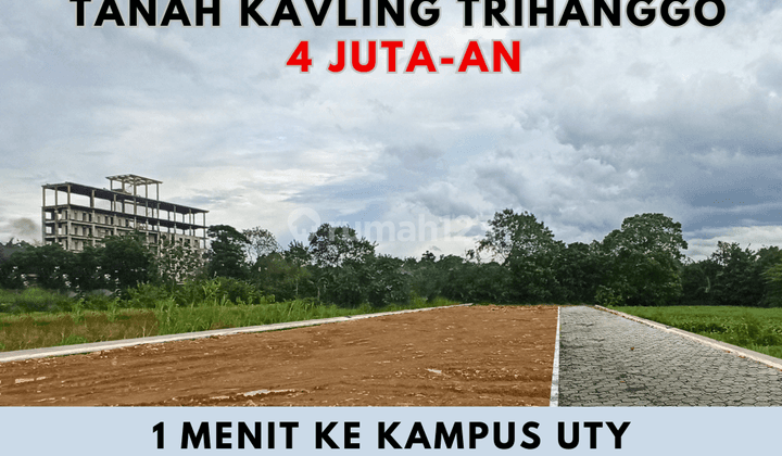 Tanah di Trihanggo , Jl Kabupaten, Yogyakarta SHM 148 m²