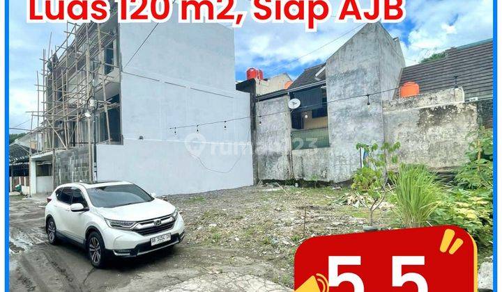 Tanah 120 M2 Dijual Murah di Utara Jogja Bay, Maguwoharjo 1