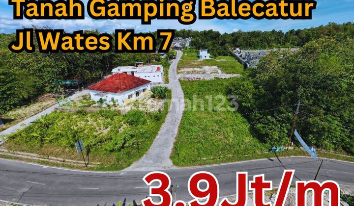 SHM SIAP BALIK NAMA; TANAH DIJUAL JL WATES KM 7