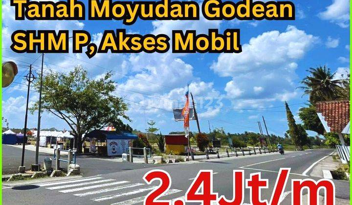 Tanah Asri Dijual View Sawah di Moyudan Jl Godean 1