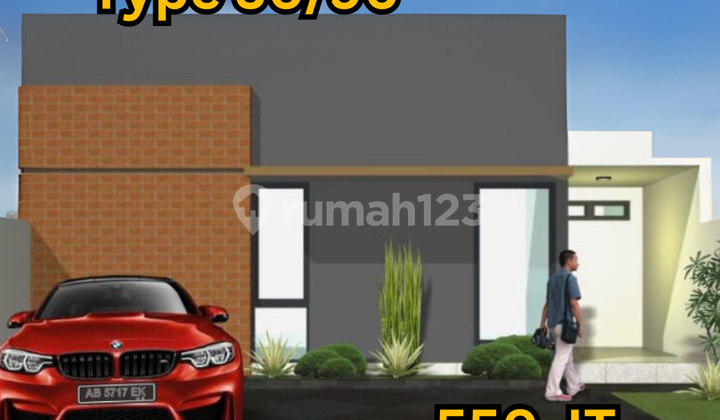 Rumah Murah 550 JT Siap bangun Jakal