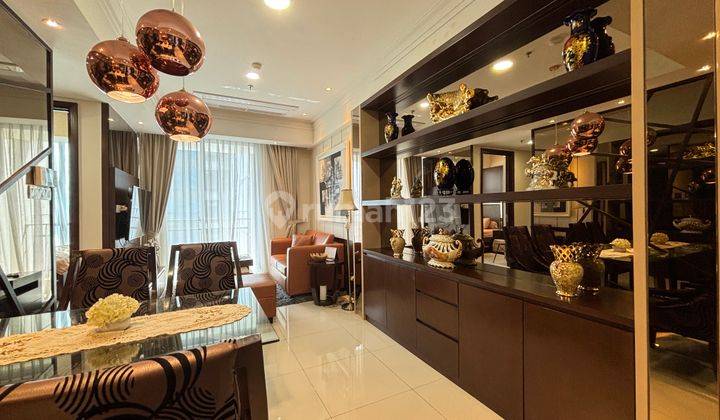 ruang tamu apartement casa grande 2br mall