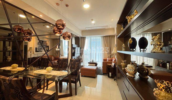 ruang tamu apartement casa grande 2br mall