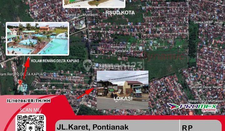 Tanah Murah Jalan Karet, Pontianak 1
