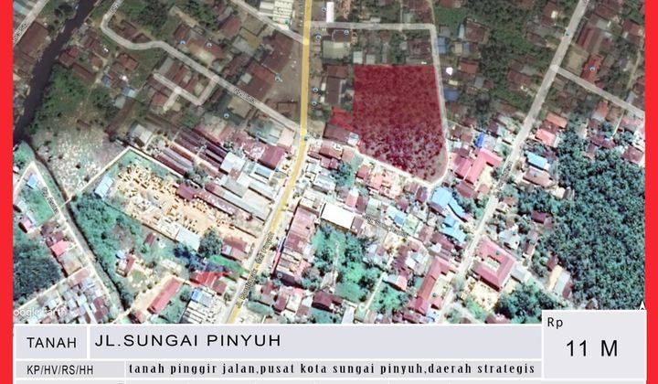 Tanah di Jalan Sungai Pinyuh, Pontianak SHM 3