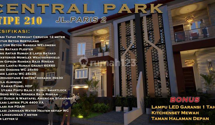 Rumah di Paris 2 SHM Baru 2 lantai 2