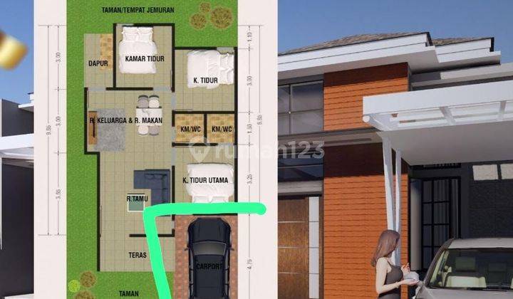 Cluster dekat BY PASS lubeg kota padang dekat POOL ALS 4
