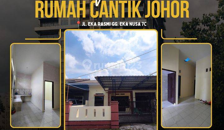 Rumah siap huni lokasi medan johor eka nusa 1