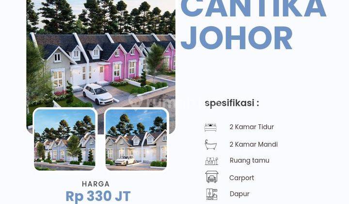 Rumah murah indent segera launching lokasi medan johor 1