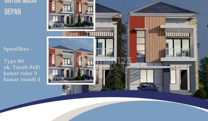 Rumah cantik segera launching lokasi gatsu medan sunggal 1