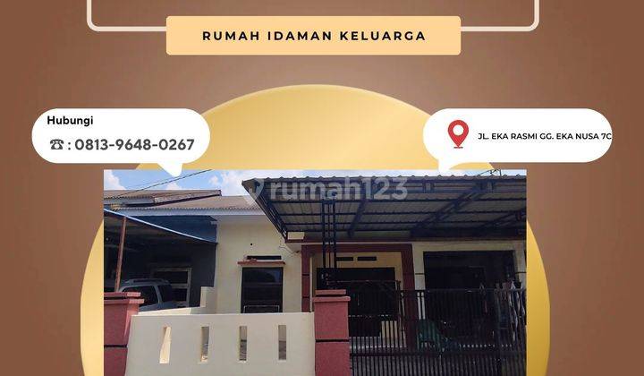 Siap huni rumah murah di tengah kota lokasi medan johor 1