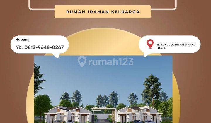 Siap huni rumah cantik lokasi pinang baris medan sunggal 1