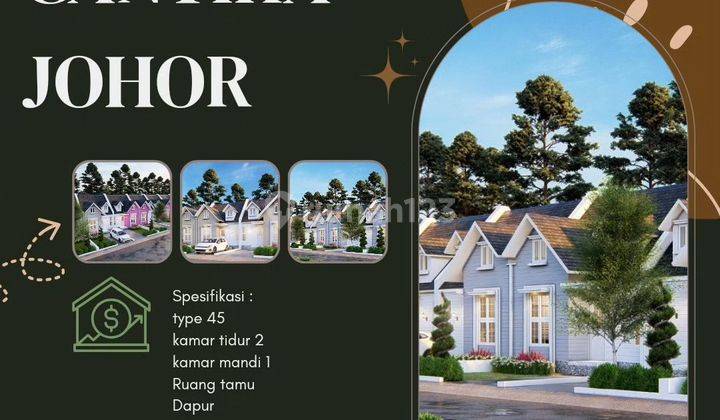 Rumah indent cantik lokasi medan johor karya jaya 1