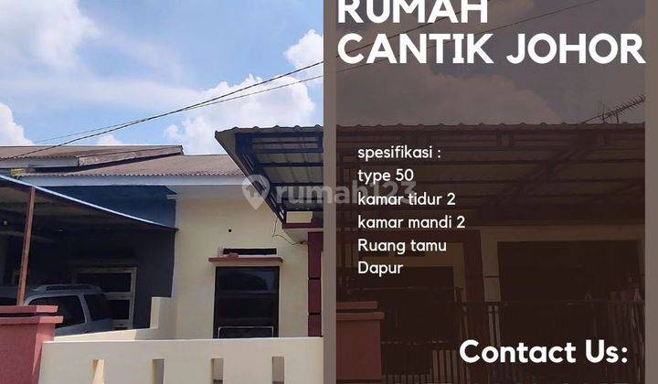 Rumah murah di tengah kota lokasi medan johor 1