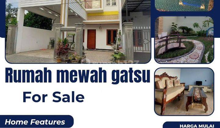 Rumah Mewah Lengkap Kolam Renang Lokasi Medan Helvetia 1