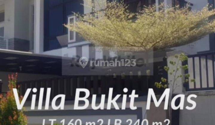 DIJUAL RUMAH SEMI FURNISHED + MARMER VILLA BUKIT MAS 1