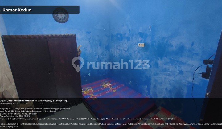 Dijual Rumah SHM di Perumahan Villa Regency 2 By Rumah Chinida (Dw) 2