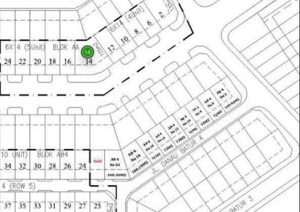 Dijual Kavling Badan & Hook di Cluster Catalina By Rumah Chinida