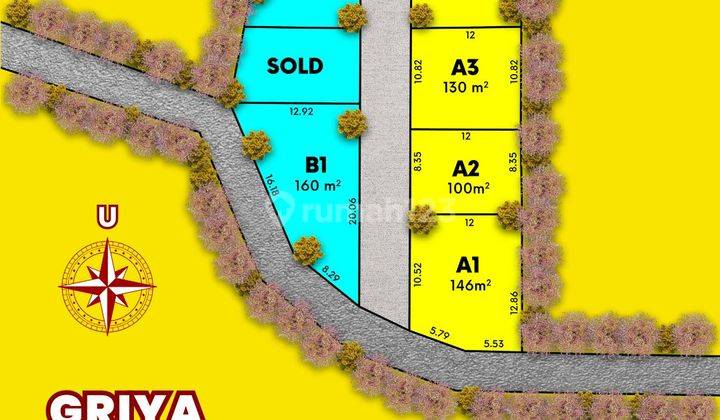 Dijual Tanah di Godean, Sleman SHM 131 m² 2