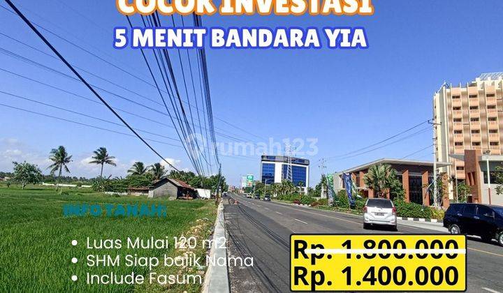 Tanah Dijual di Temon, Kulon Progo SHM 132 m² 1