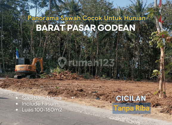 Tanah di Godean, Sleman Cocok Untuk Hunian SHM 131 m² 1