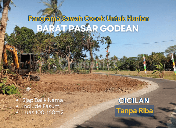 Dijual Tanah di Godean, Sleman Cocok Untuk Hunian SHM 130 m² 1